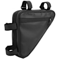 Miniatyrbillede 2 af 8: Sort Rivfast Nylon Trekantet Cykel Vandflaske Frontstråle Taske Cykelram Cykling Mobiltelefon Etui Sort