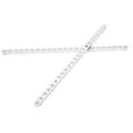Pikkukuva 2 / 8: 2st 23 reiän alumiininen tasopalkkirobotit Tarvikkeet 4 x 8 x 184 mm 3102-0023-0184