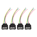 Miniatyrbillede 1 af 8: 4 stk. Tændspolestik Pigtail Connector Harness Kit 4 Pins Udskiftning til Camry Corolla Highlander Rav4