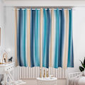Miniatyrbild 3 av 8: Stripe Gradient Fönster Gardin Panel Vardagsrum Sovrum Hotell Divider Shade Gardin (#1)