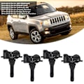 Miniatyrbillede 7 af 8: 4 stk Dæktryksovervågningssystem TPMS 68252493AB Passer til Jeep Renegade