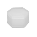 Miniatyrbillede 4 af 8: 1 stk Smykkeskrin Silikonform Hexagon Form DIY Håndværk Smykker Øreringe Nøgler Opbevaringsboks