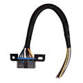 Miniatyrbillede 3 af 8: OBD2 hun til åbningskabel 16PIN Slidstærk Robust, slidstærk Dash Port Pigtail fast kabelnet til bil