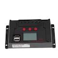 Miniatyrbild 2 av 8: LCD PWM Solcellsladdningsregulator 12V 24V Automatisk Identifiering Solcellsladdningsregulator