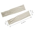 Miniatyrbillede 7 af 8: Udendørs Solbeskyttelse Armærmer Hvid Nylon Åndbar Komfortable Solærmer til Cykling Fodbold Open End Design Hvid