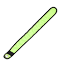Miniatyrbillede 6 af 8: Udendørs Night Running LED Armbånd Blinkende Armbånd Cykling Light up Slap Armbånd Gul