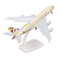 Miniatyrbillede 4 af 8: Simuleret legerings passagererfly model legetøj model Diecast fly model dekoration til børn voksne 7,9 tommer