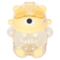 Miniatyrbilde 4 av 8: 700ml Bjørn Vannflaske for Jenter Barn med Sugerør Justerbar Stropp Tegneserie Kawaii Vannflaske for Shopping Vandring Gul