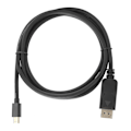 Miniatyrbilde 6 av 8: Mini DP til DP-kabel Svart ABS-plugg for OS X datamaskinnettverkskonverter 4K ved 60Hz 3 meter