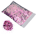 Miniatyrbilde 8 av 8: Neglepaljetter Pulver Blandede Flakes Glitrende Glitter Nail Art Dekorasjon Sparkles 50gXC004B