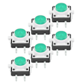 Miniatyrbillede 4 af 8: 20 stk 12x12x7,3 mm Taktil Trykknap Switch LED Momentan Taktil Trykknap Switch Grøn