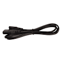 Miniatyrbillede 7 af 8: IEC 320 C8 Stik til C7 Strømkabel 3,3 fod 1500W 2,5A Varmebestandig Vandafvisende Strømkabelforlænger til Skrivebordslamper