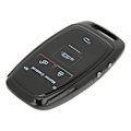 Miniatyrbilde 5 av 8: Bilsmart LCD-nøkkel Berøringsskjerm Bluetooth 5.0-tilkobling Nøkkelfri inngang Glatt berøring for en-knapps startmodeller Svart