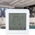 Miniatyrbilde 2 av 8: Veggmontert programmerbar LCD-skjerm Digital elektrisk varmetermostat Romtemperaturregulator
