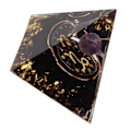 Miniatyrbillede 4 af 8: 5 cm Orgonitpyramide til positiv energilagning Krystalpyramidemeditation Orgonitpyramider Chakra Zodiac Energy Generator Stenbukken