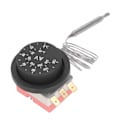 Miniatyrbild 7 av 8: Justerbar elektrisk fläkttermostatomkopplare 3-stift Design Temperaturkontrollprobsats