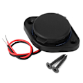Miniatyrbilde 1 av 8: 3.1A Dobbel USB-lader Strømuttak Adapter Ladingfeste for bil ATV UTV Bobil Campingvogner