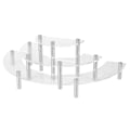 Miniatyrbillede 3 af 8: 3-etagers akryl kageholder Dessert Cupcake Display Stativ Holder Bryllup julepynt