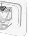 Miniatyrbild 7 av 8: 2st gardinstångshållare självhäftande genomskinlig Robust ABS justerbar gardinstångsfäste för kontorsfixering