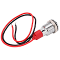 Miniatyrbillede 7 af 8: LED-metalindikatorlampe Vandafvisende Strøm Små Slanke Industrielle Kontrolkomponenter 10mm3-6VDC