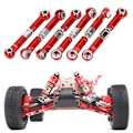 Miniatyrbilde 6 av 8: 6 stk metall dragstang fjernkontroll biltilbehør for Wltoys 1/18 A959 RC bil