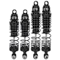 Miniatyrbillede 2 af 8: 4 stk. RC metal forreste og bageste støddæmpere til TRAXXAS / SLASH 1/10 RC biler Sort