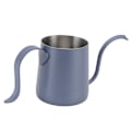 Miniatyrbild 3 av 8: Kaffekokare 304 rostfritt stål förtjockad tunn lång pip 250ml hälla över kaffekokare för hem mörkblå