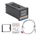 Pikkukuva 5 / 8: Digitaalinen PID-termostaattisetti Vedenkestävä Korkea Tarkkuus Ammattimainen PID REX C100 Lämpötilanohjain Tilalle 100V-240V 40A