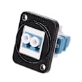 Miniatyrbillede 3 af 5: RJ45 D-Type LC Optisk Fiber Lige Stik Chassis Panel Montering Stikkontakt