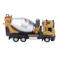Miniatyrbillede 5 af 8: 1:32 skala betonmixer lastbil legetøj 360 grader roterende legering konstruktion lastbil model legetøj med simulering sandsten