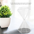 Miniatyrbild 8 av 8: 15 Minuter Diamantformad Timglas Sand Timer Sand Glas Desktop Ornament Födelsedagspresent