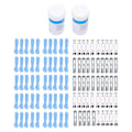 Miniatyrbillede 1 af 8: Blodsukker Teststrimler Kit Blodsukker Teststrimler Testlancetter Diabetesmonitor Tilbehør