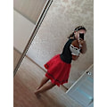 Pikkukuva 4 / 5: Saksalainen Olutneito Oktoberfest Dirndl -mekko XL - Punainen
