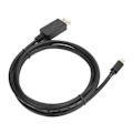 Miniatyrbilde 5 av 8: Mini DP til DP-kabel Svart ABS-plugg for OS X datamaskinnettverkskonverter 4K ved 60Hz 3 meter