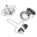 Miniatyrbillede 7 af 8: 304 Rustfrit Stål Manuel Dumpling Maker Form Bageværks Indpaknings Sæt Køkken Madlavningsværktøj