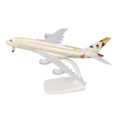Miniatyrbillede 7 af 8: Simuleret legerings passagererfly model legetøj model Diecast fly model dekoration til børn voksne 7,9 tommer