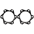 Miniatyrbillede 2 af 8: 2 stk. Mountainbike Cykling Boost Nav Adapter Aluminium Legering Høj Styrke Anti-Rust Sort
