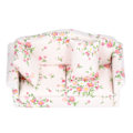 Miniatyrbillede 1 af 8: Miniatursofa 1/12 skala rosa grønt blomstermønster Birketræ Dukkehussofa til fødselsdage Gave DIY-spil
