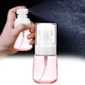 Miniatyrbild 4 av 8: U-formad sprayflaska tjockbottnad Ultrafin Mist Kosmetikaflaska 30 ml (Transparent Rosa)