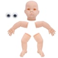 Pikkukuva 5 / 8: 21 tuuman simuloitu maalaamaton Reborn-nukkepaket DIY Reborn-nukkepaket Osat Leikki