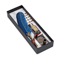 Miniatyrbillede 2 af 8: Kalligrafipen Retro Elegant Holdbar Slidstærk Praktisk Attraktiv Dekorativt Skriveværktøj til Hjemmet Påfugleblå