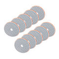 Miniatyrbillede 4 af 8: 10 stk 3 tommer slibeskiver Pad polering polerdiamant til marmorbetonsten 300 mesh