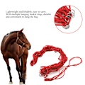 Miniatyrbilde 7 av 8: Hestefôr Bg Nylon Slow Feeder Equine Hay Net Fôringspose med Henger Rød M