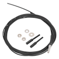 Miniatyrbilde 2 av 8: Fiberoptisk sensor 0 til 540 mm testområde M3 tråd lineær refleksjon optisk fibersensor sondeskabel