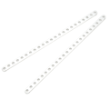 Pikkukuva 5 / 8: 2st 23 reiän alumiininen tasopalkkirobotit Tarvikkeet 4 x 8 x 184 mm 3102-0023-0184