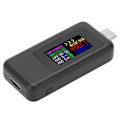 Miniatyrbild 3 av 8: USB C Power Tester Spänning Ström 2 i 1 Meter Voltmeter Amperemeter Färgskärm DC4‑30V