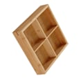 Miniatyrbilde 4 av 8: Delt trebrett Multifags Serveringsbrett for Hot Pot Restauranter Sushifat 4 rom