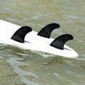 Miniatyrbillede 6 af 8: 3 stk/sæt FCS2 G5 Nylon Plast Sort Professionel Surfbræt Halefinne Fleksibel Surftilbehør Sort M STØRRELSE