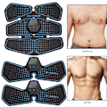 Miniatyrbillede 7 af 8: EMS Mavemuskeltræner Digital Display Opladning Træning Fitness Patch