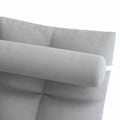 Miniatyrbillede 7 af 8: Gulvstol med ryglæn Foldbar Sofa Stol Sleeper Bed Sofa Lænestol Gulv Gaming Stol Meditationsstol til voksne Grå